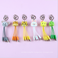 New Data 3 in 1Cable Cultural And Creative 12 Zodiac Animal Data Cable Cute Keychain Charging Cable Can Set Logo